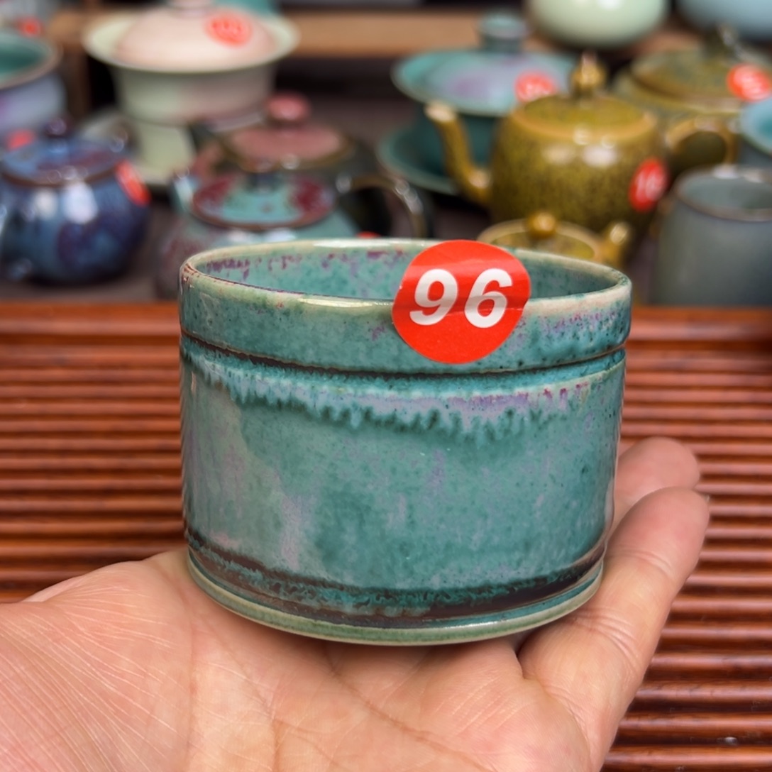 手工制作钧窑茶器