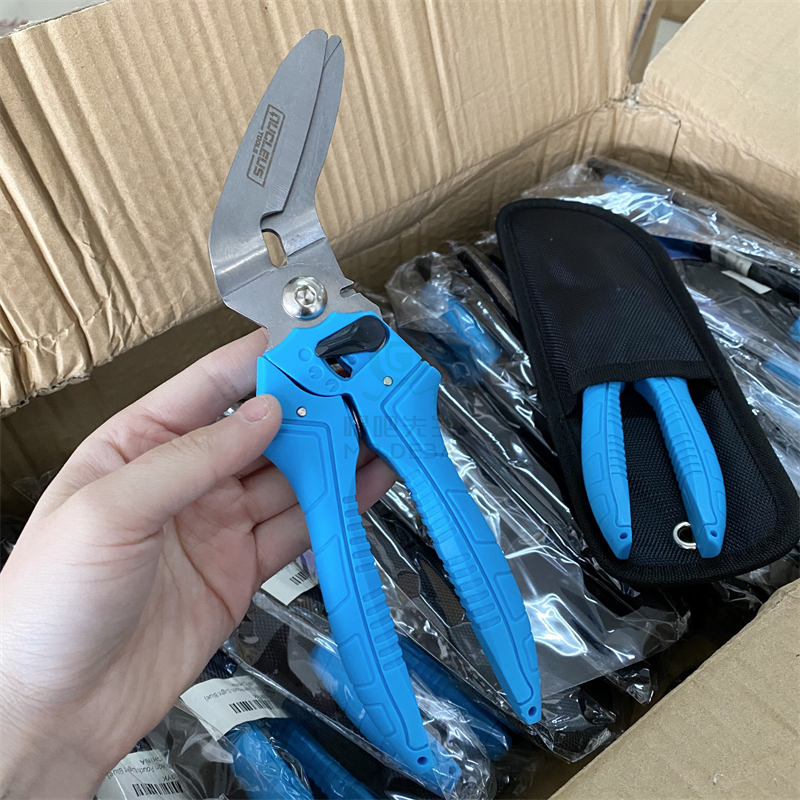 一剪多用！多功能不锈钢铁皮剪刀园林工艺剪pvc板剪刀