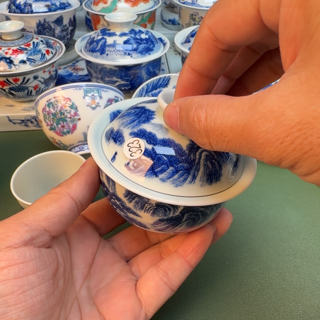 陶纯手工纯手绘茶具323