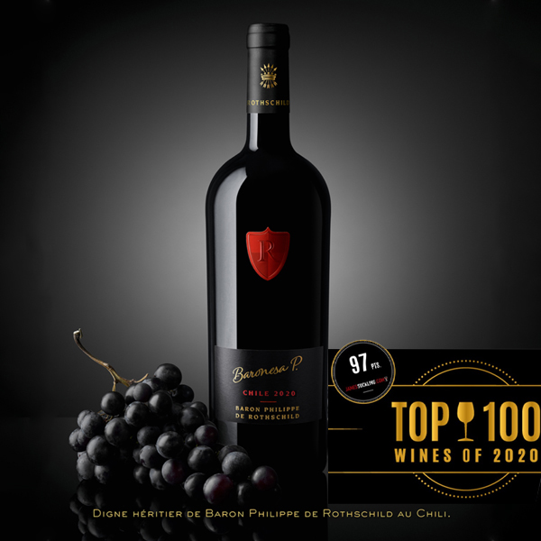 【原瓶进口】智利top100 JS97 红盾菲莉嫔女爵红葡萄酒