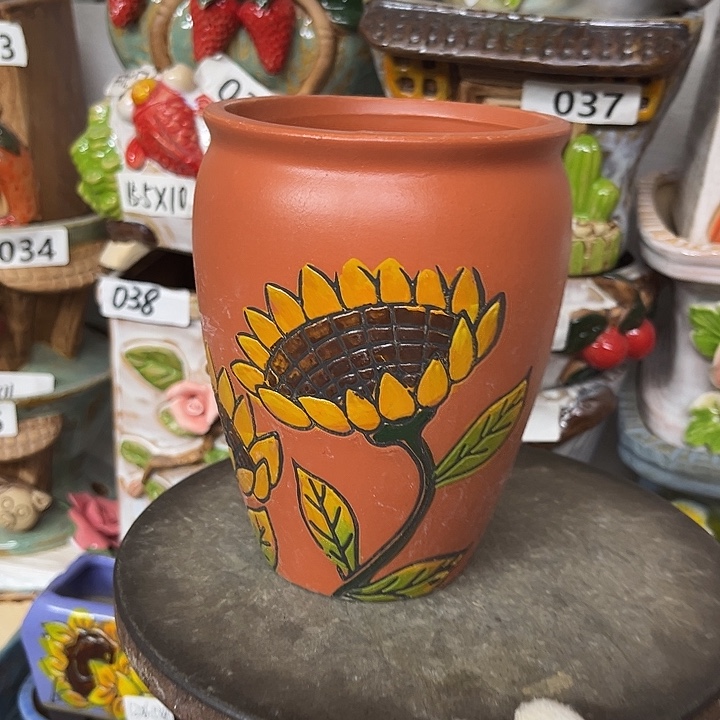 粗陶材质多肉花盆