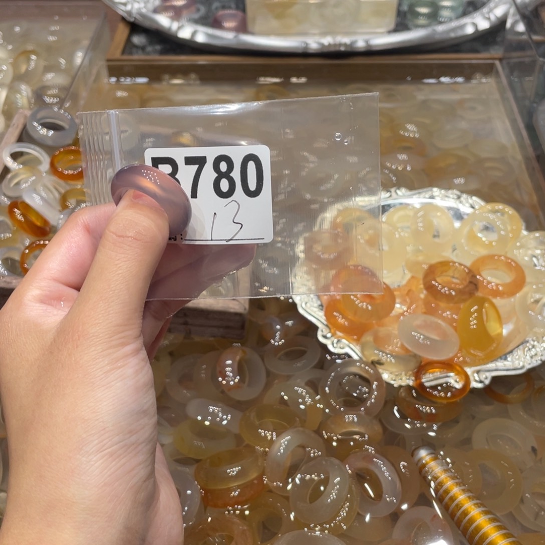 玛瑙/玉髓未镶嵌戒指780