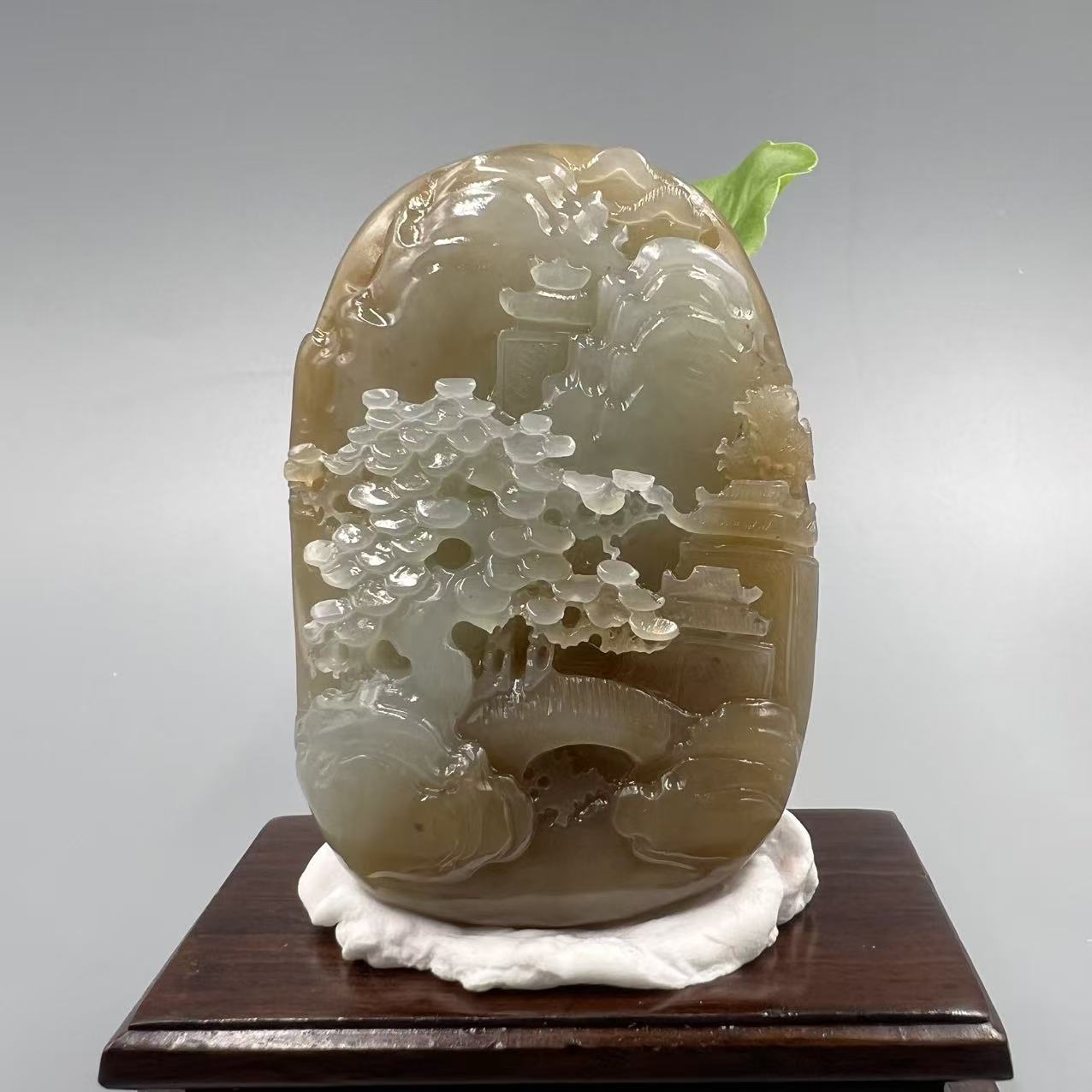 A1418 和田玉手把件 ZY50109022