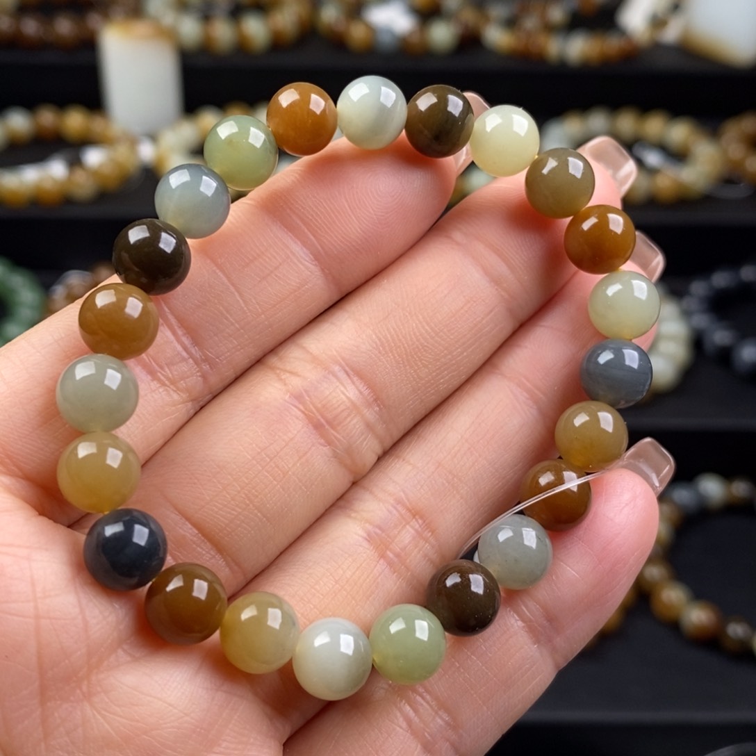 和田玉手串未镶嵌