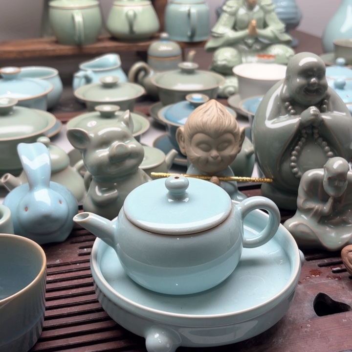 微微瑕，容量180，支钉烧，水平壶，容量180