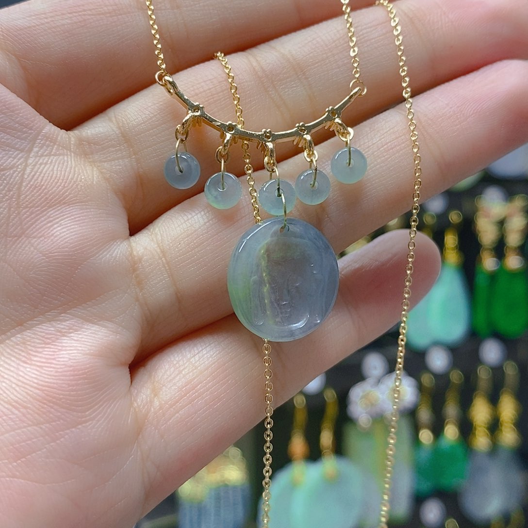 未镶嵌翡翠耳饰翡翠