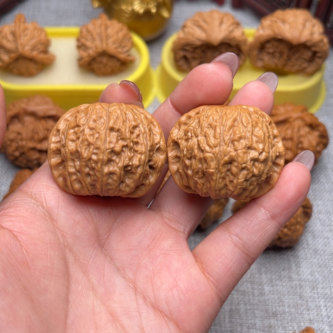 文玩核桃把件乾隆磨40