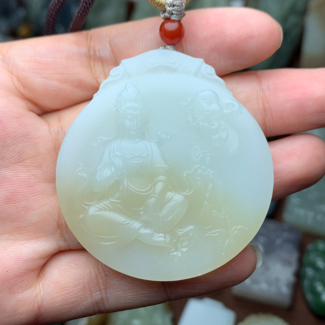 和田玉挂件未镶嵌