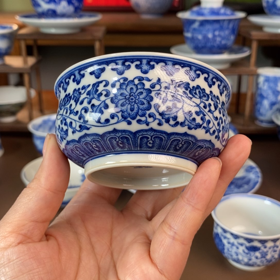 大***细景德镇陶瓷手工手绘