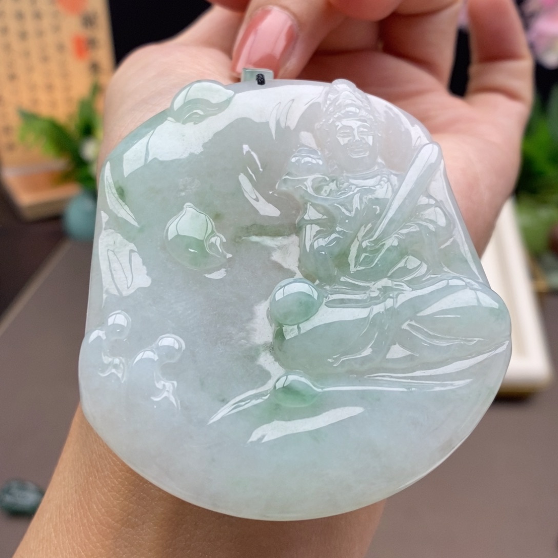 翡翠未镶嵌颈饰吊坠76