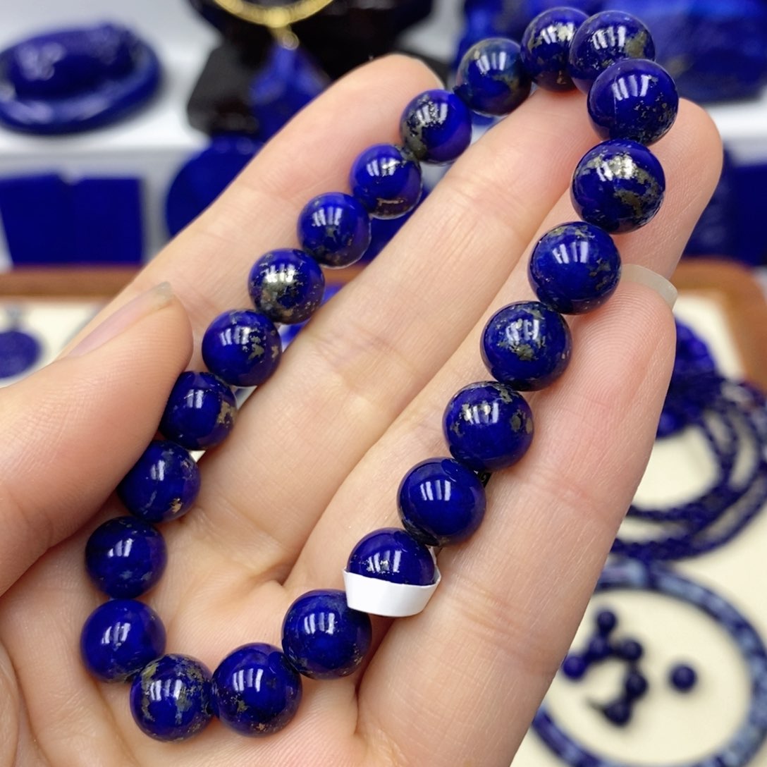 青金石手链未镶嵌