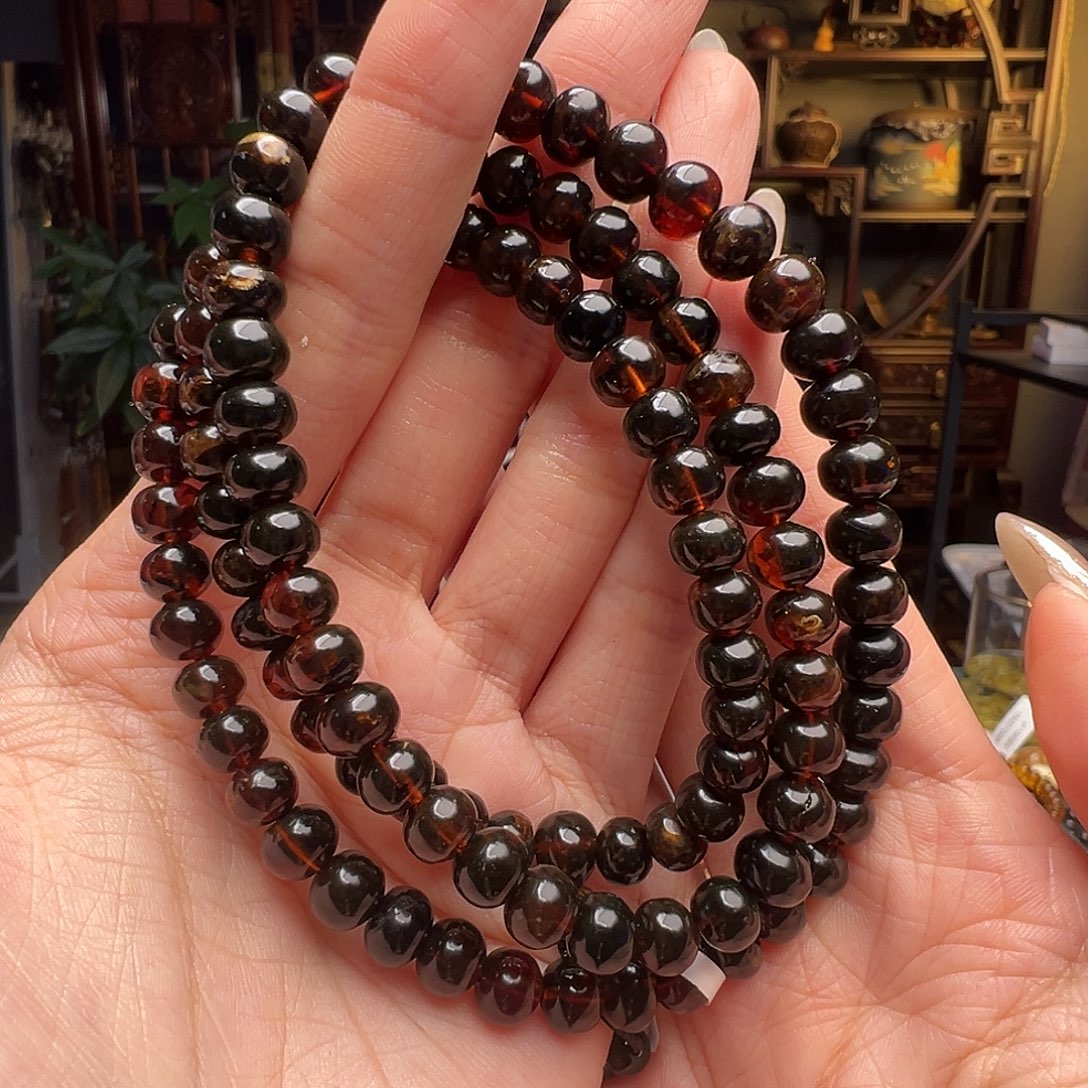 琥珀未镶嵌裸石抚顺琥珀20534七