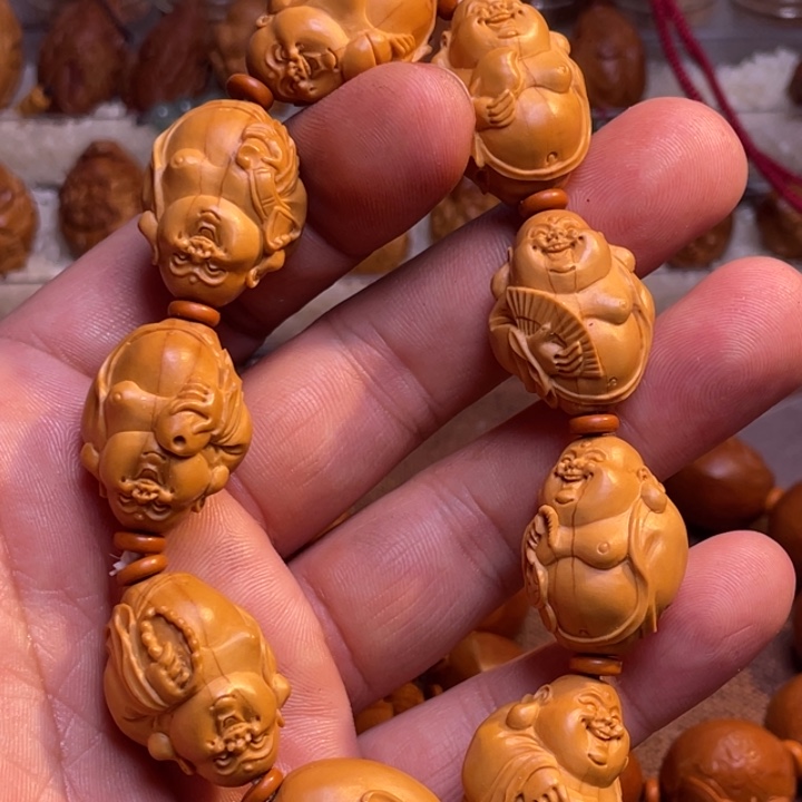 手串/手链橄榄核八宝弥勒