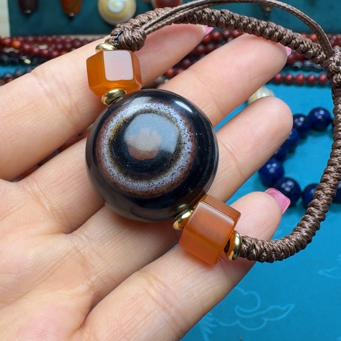 玛瑙/玉髓未镶嵌项链