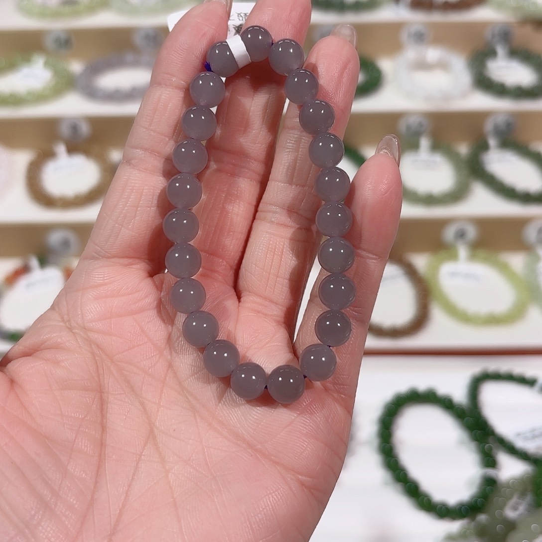 和田玉手链未镶嵌V