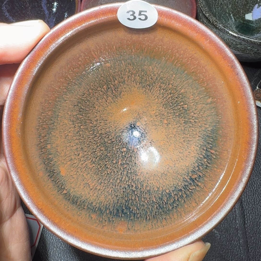 摆件古时茶器建窑建盏35