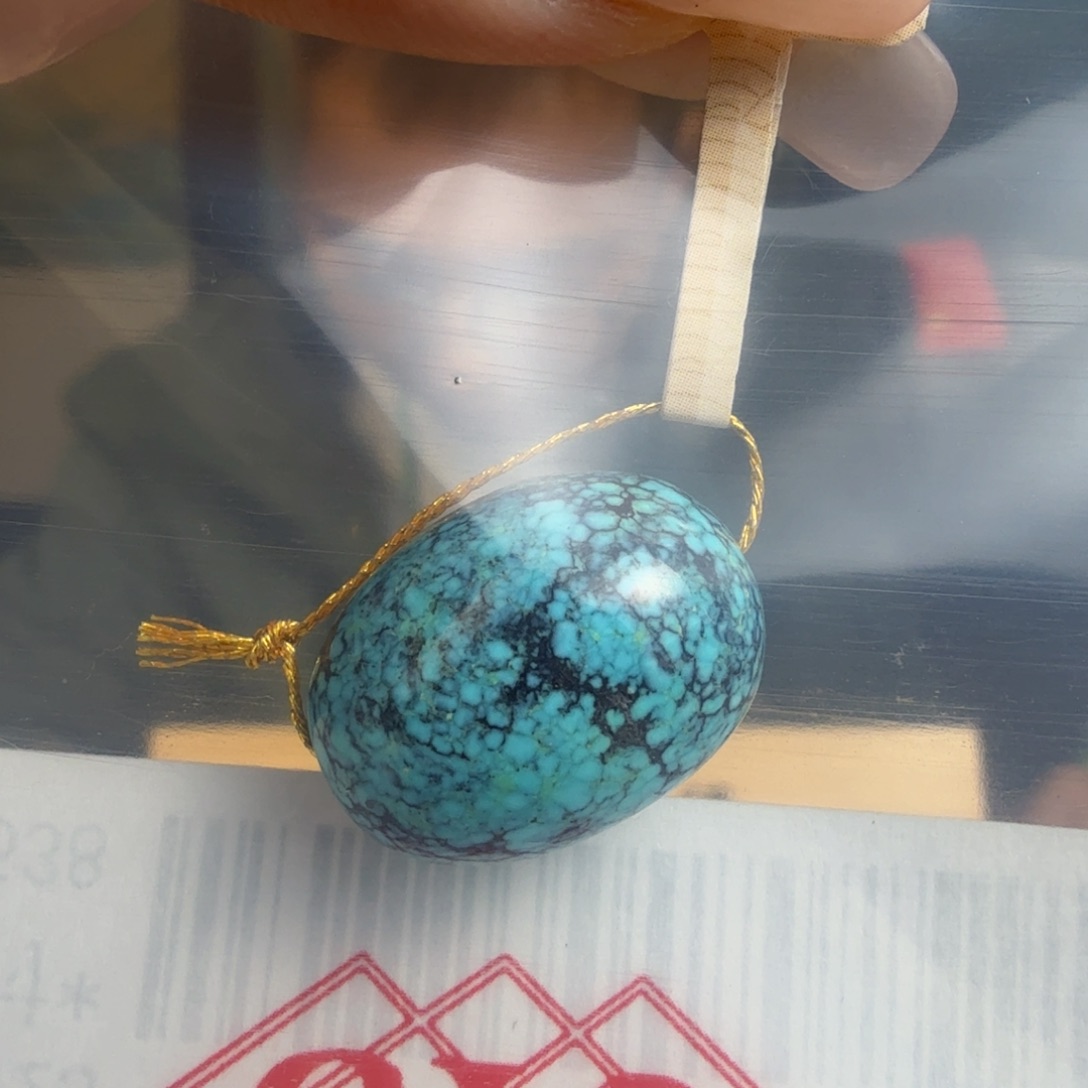 菲***猫绿松石未镶嵌珠宝奇石