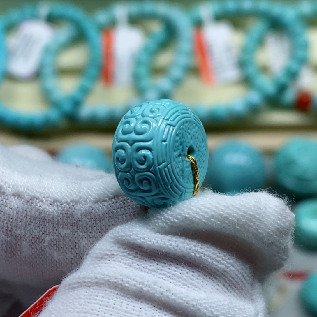 绿松石珠宝奇石未镶嵌小*