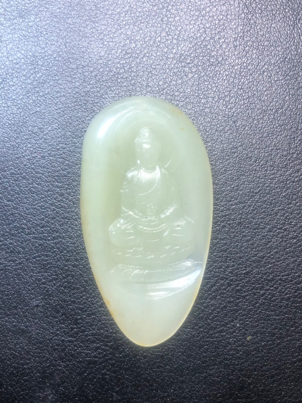 和田玉大日如来吊坠