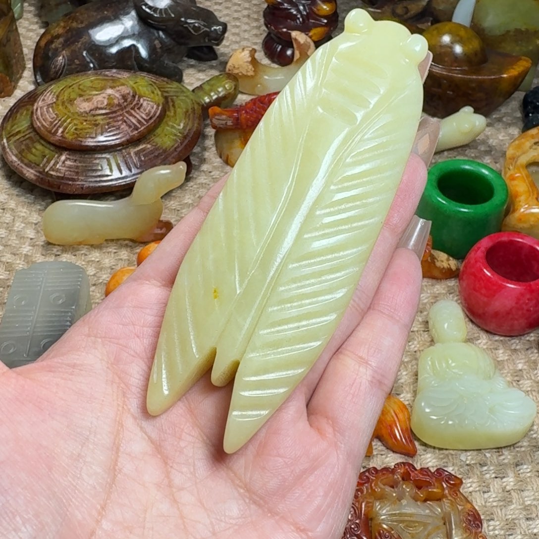 吊坠白玉菩提挂件