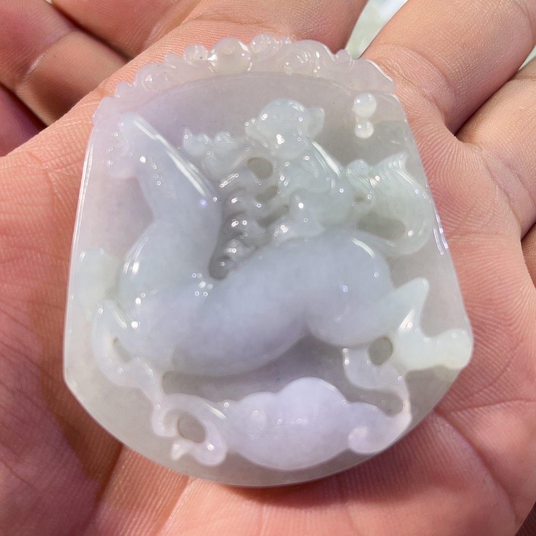 【闪购商品】翡翠未镶嵌颈饰天然