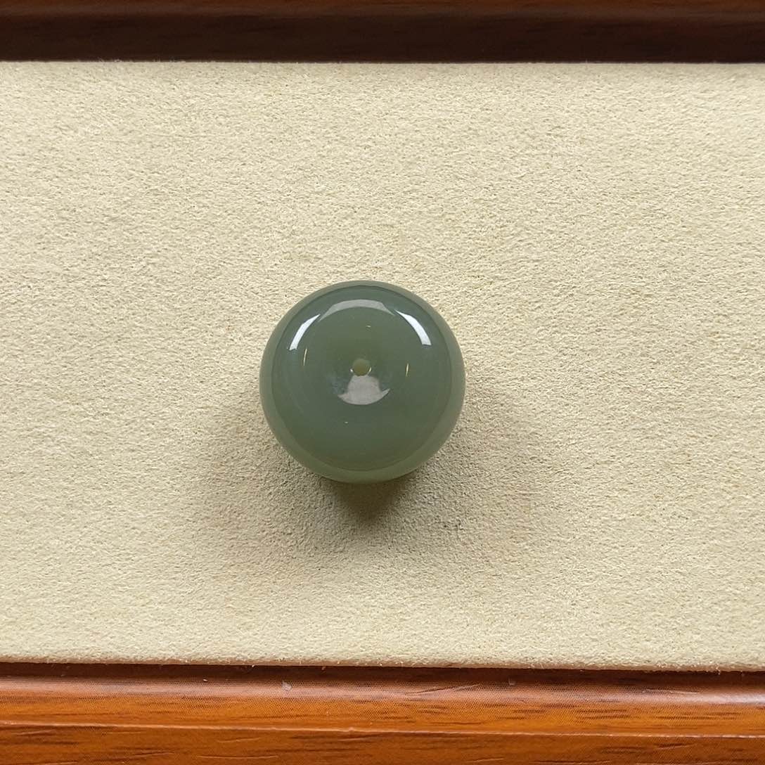 和田玉挂件未镶嵌卡21.7