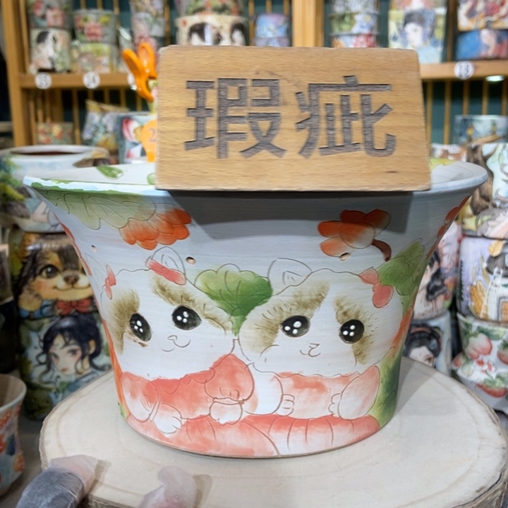 红陶景德镇艺术手绘作品