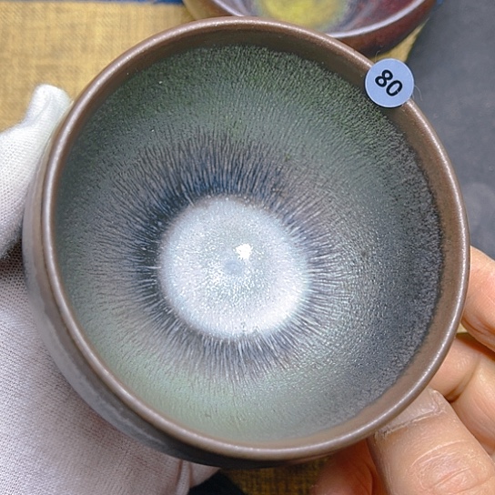 茶盏龙窑柴烧罗汉杯8.7口径