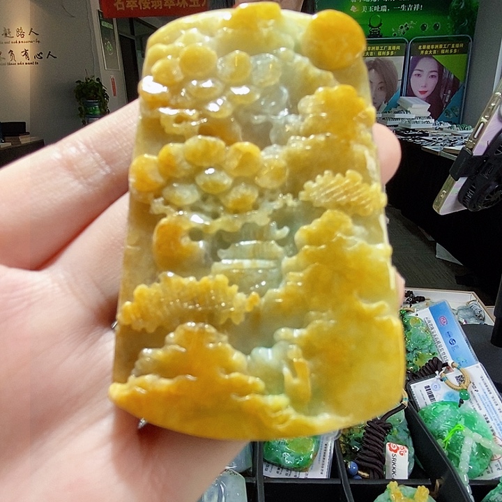 颈饰未镶嵌翡翠翡翠