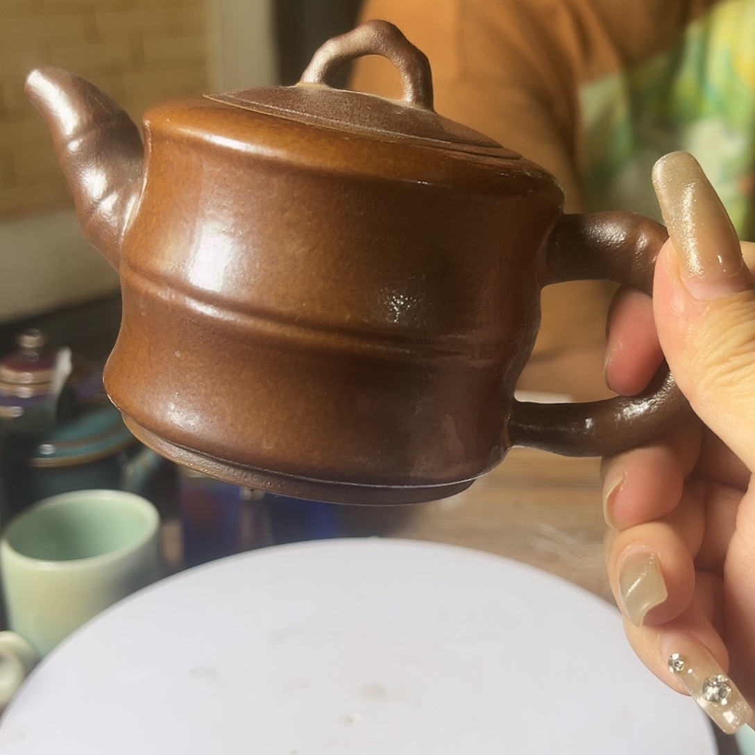 壶神垕钧瓷竹节壶