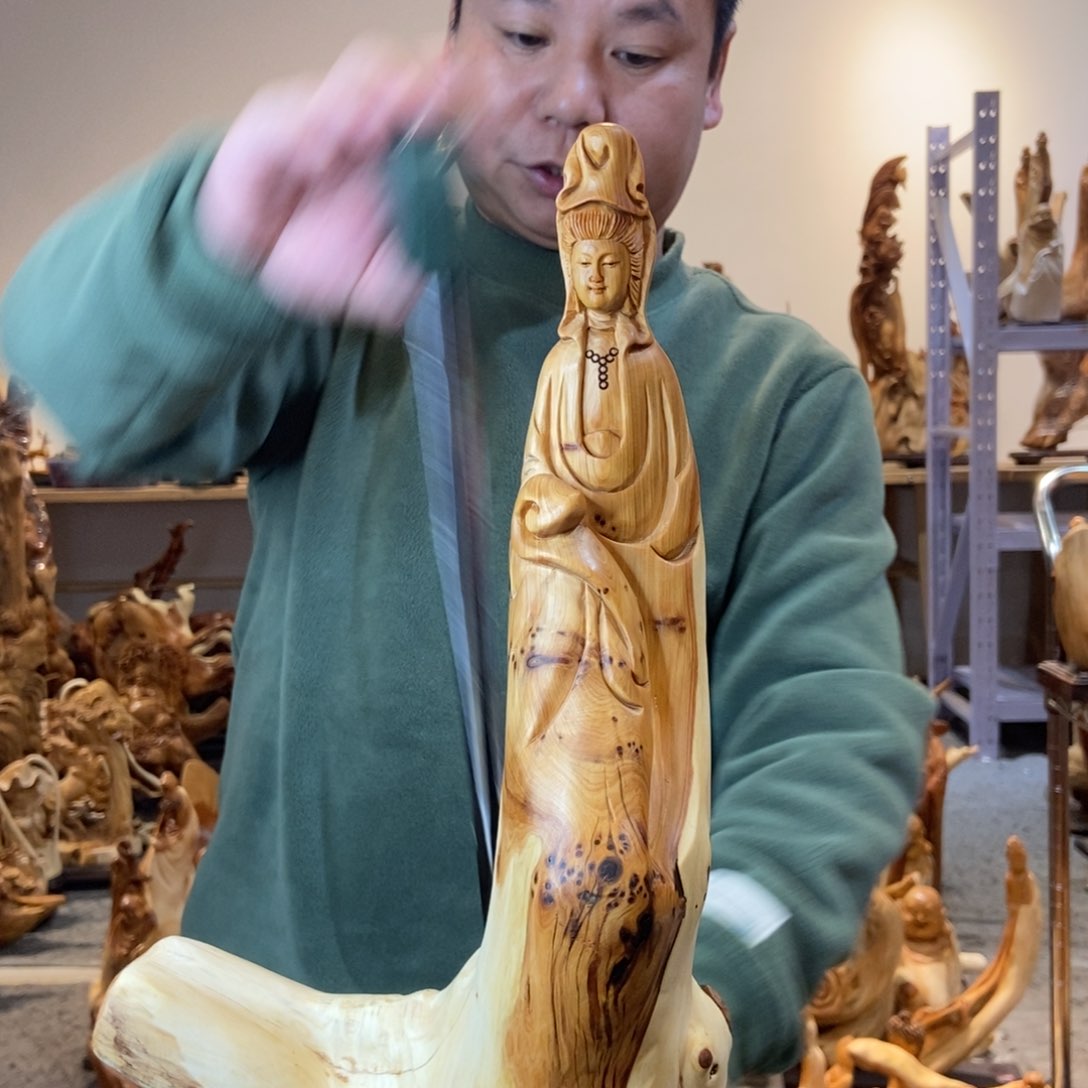 柏木（崖柏）太行崖柏根雕摆件