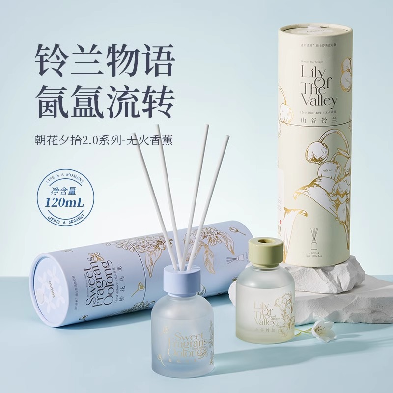 MINISO名创优品香薰家用室内持久空气清新剂朝花夕拾2.0无火香氛