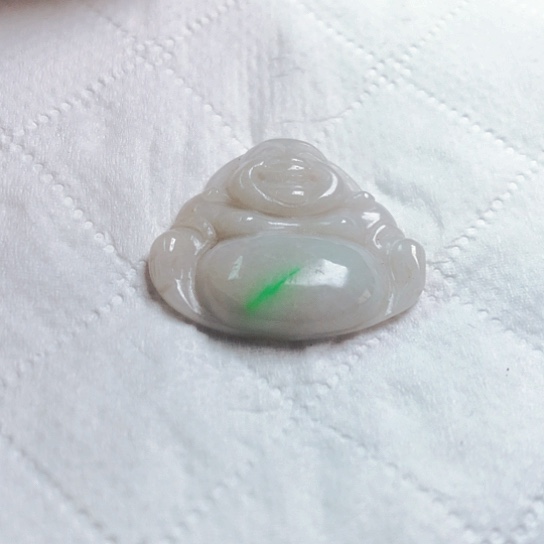 翡翠颈饰未镶嵌不**鸡吊坠