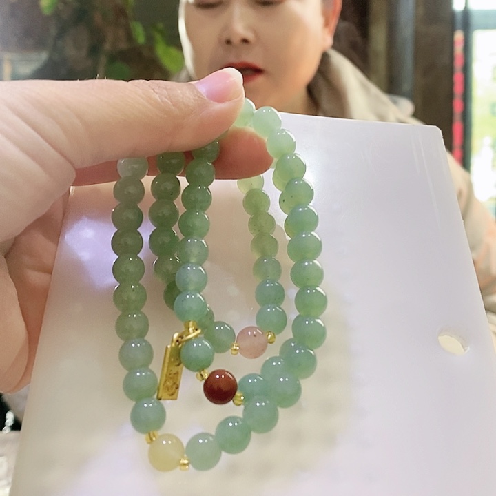 密玉（石英质玉）手链未镶嵌