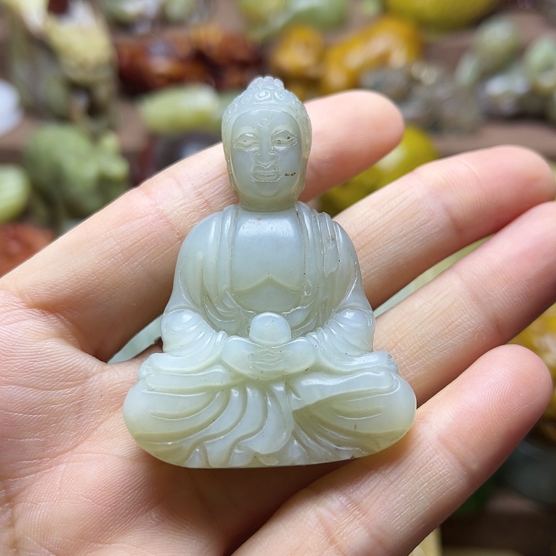 白玉菩提吊坠32。。