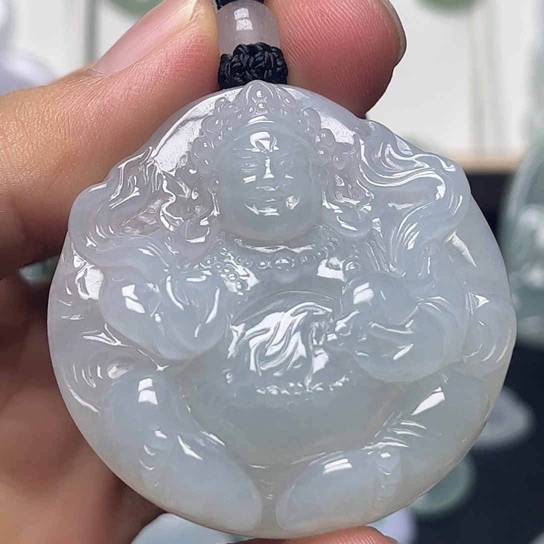 翡翠未镶嵌颈饰缅甸天然翡翠