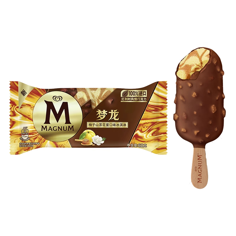 【京东次日达】【1支】梦龙柚子山茶花蜜雪糕冰淇淋