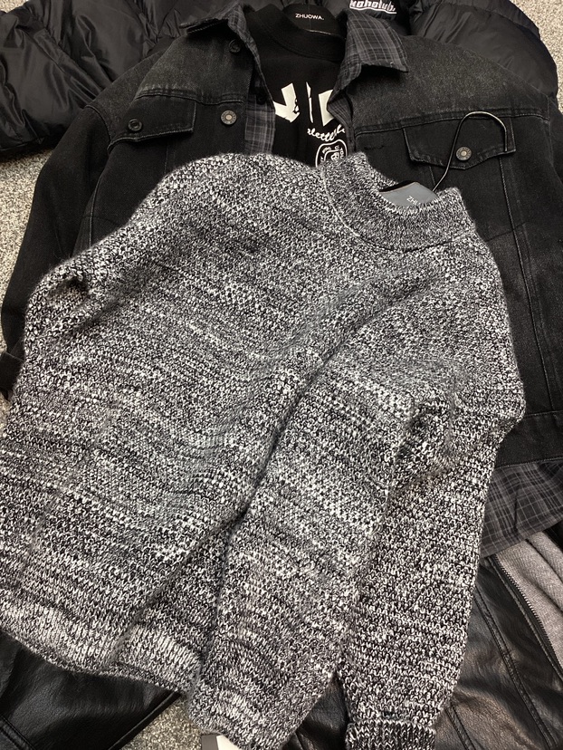 HK潮牌童装2025儿童年款韩系休闲毛衣秋冬季上衣1370