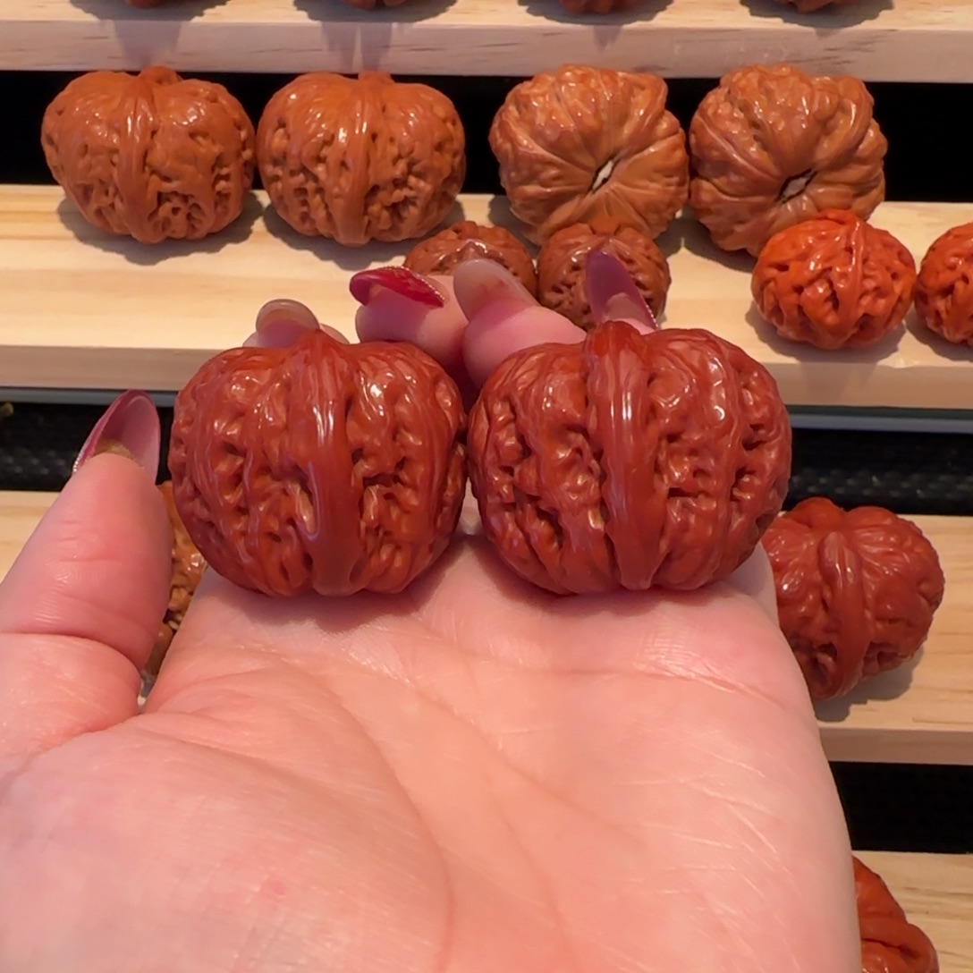 吊坠文玩核桃玉化平谷元宝35精品3060