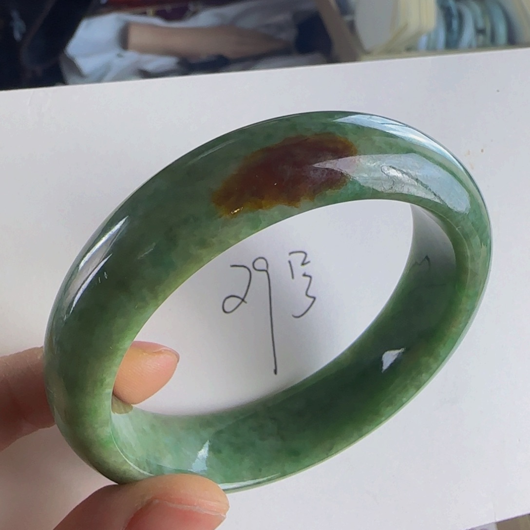 翡翠手镯未镶嵌老坑54.8