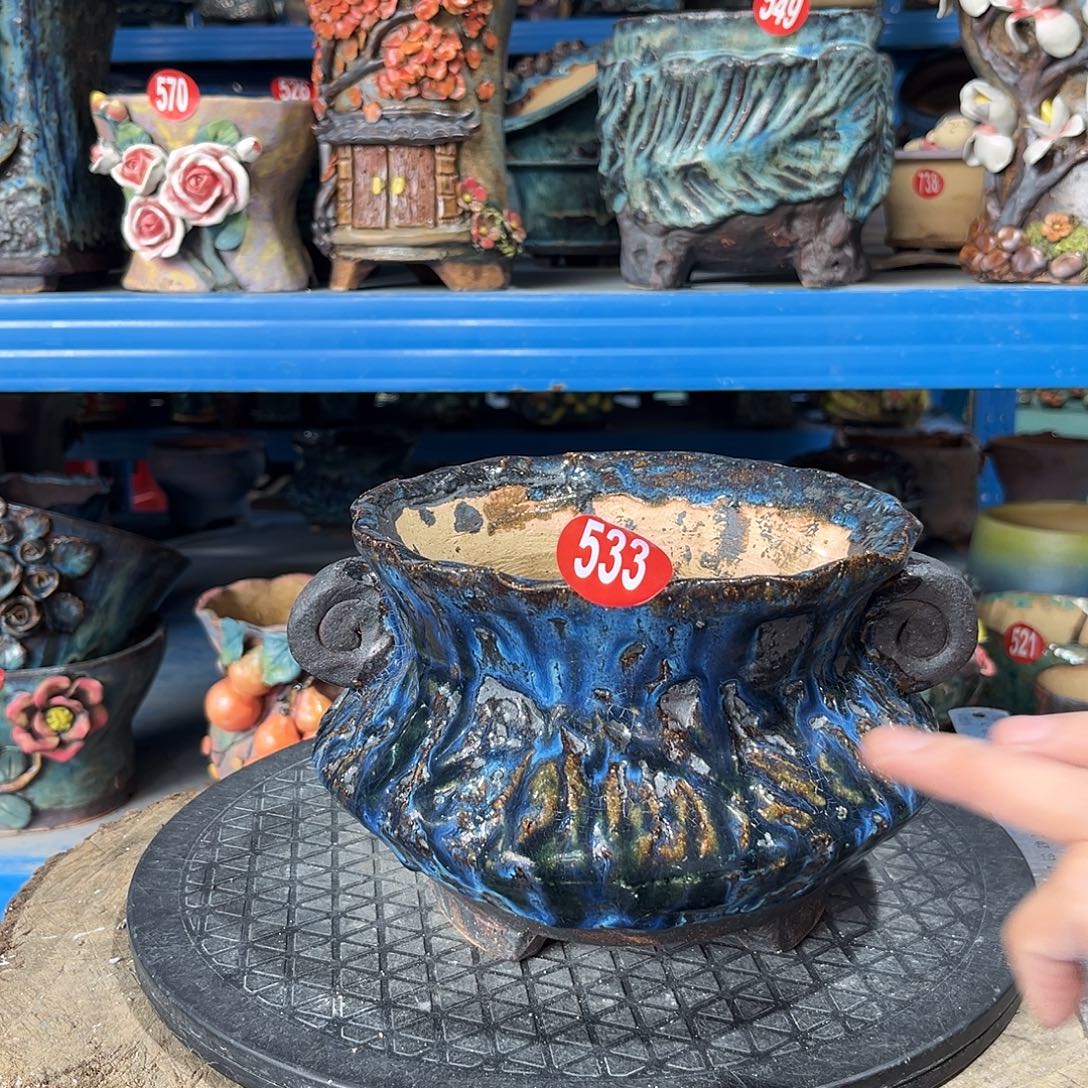 微瑕533 号陶然花器手工花盆