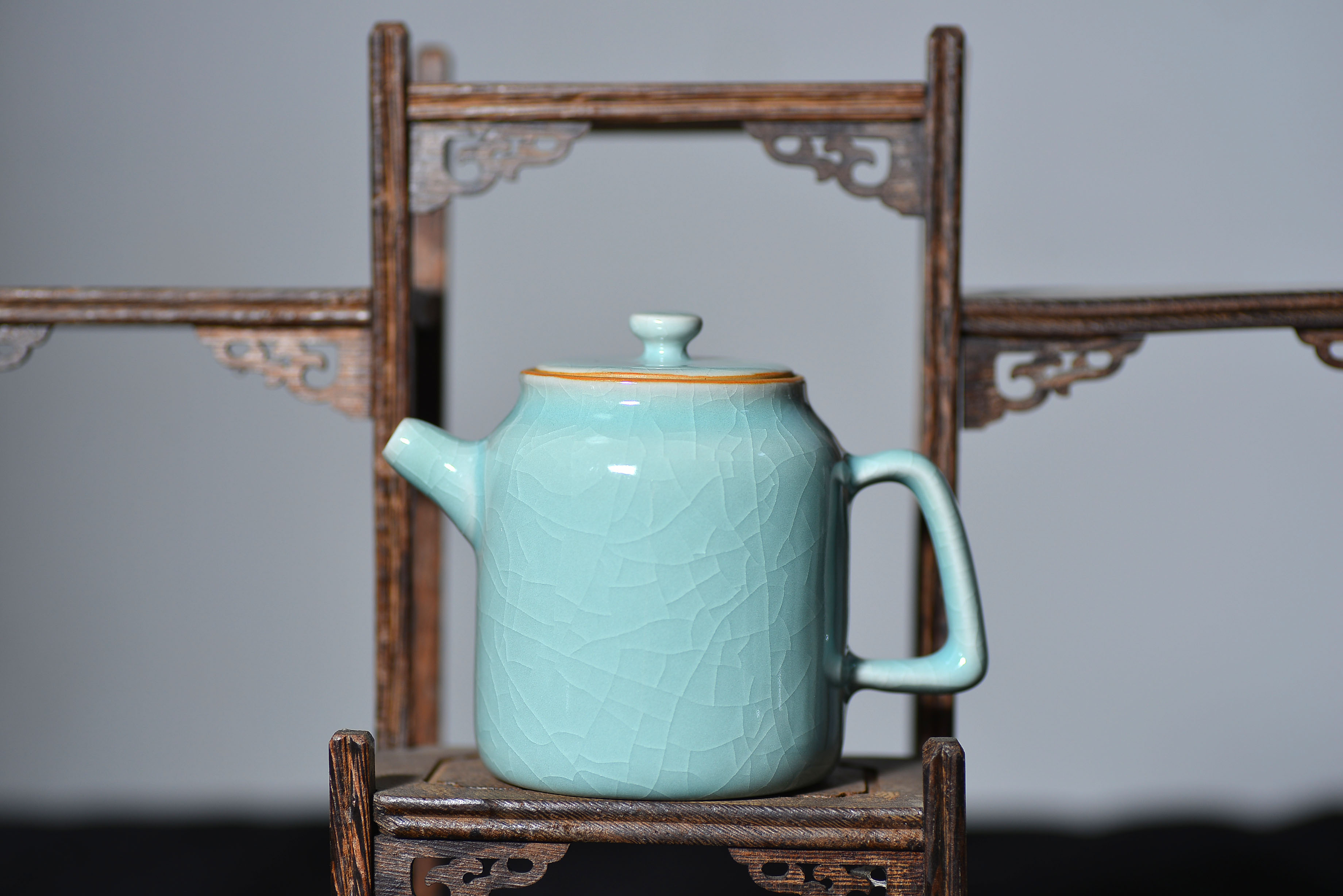 47清凉寺汝瓷汝窑 井栏壶