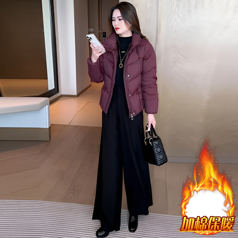2024年冬季新款气质穿搭棉服女时尚宽松显瘦休闲百搭洋气减龄外套