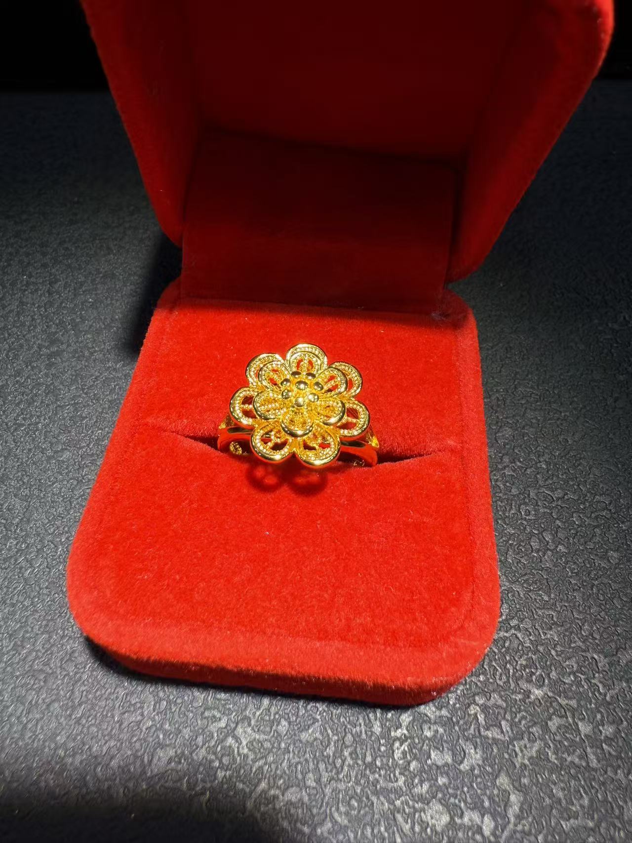  【吴总专属】民族风太阳花戒指