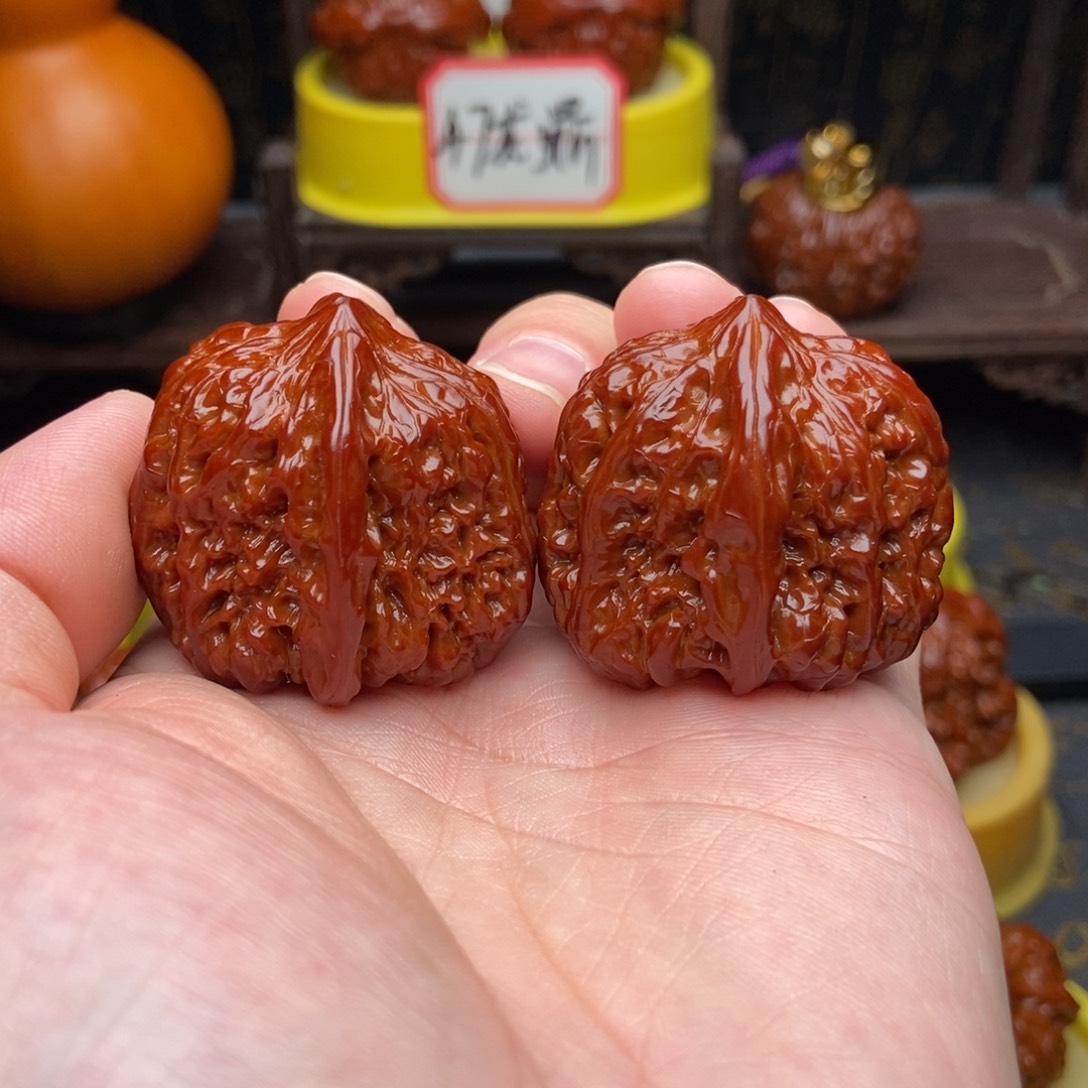 烟***缸吊坠文玩核桃37凹底