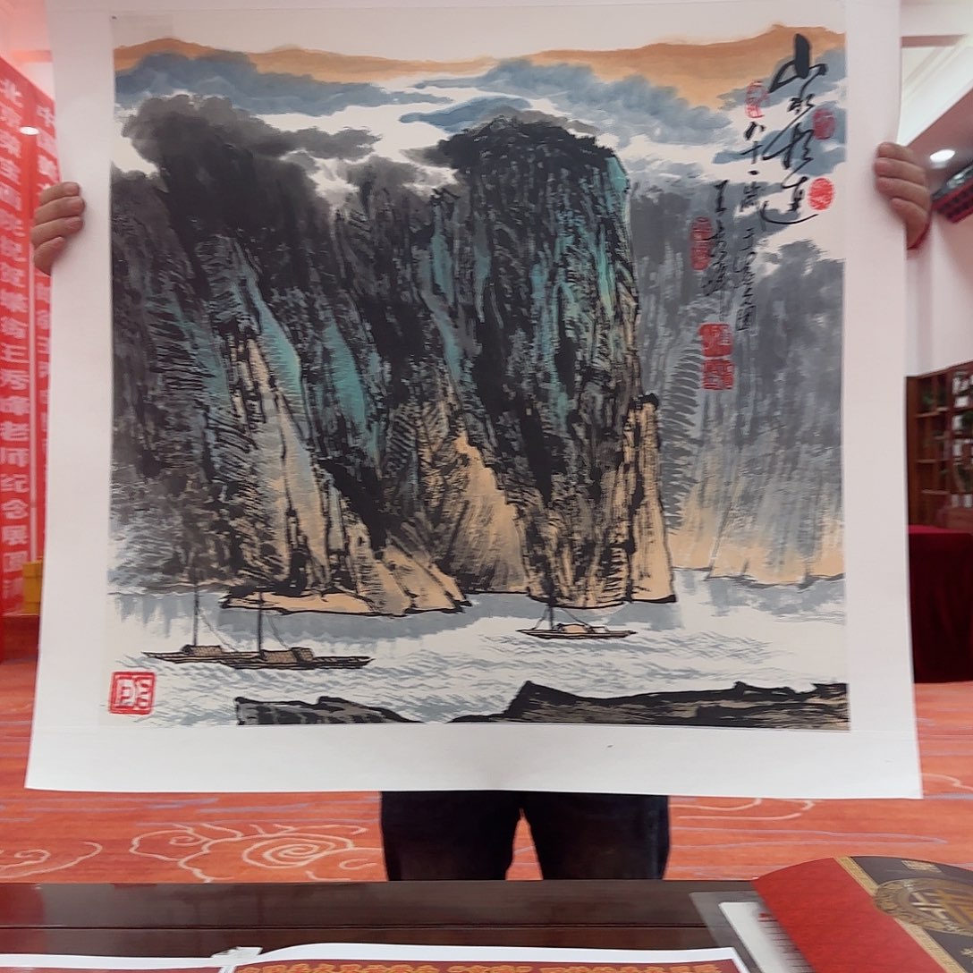 国画艺术家的作品