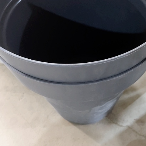 树脂微瑕月季35口3个深灰无托