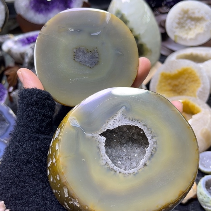 水晶珠宝半成品14K金镶嵌