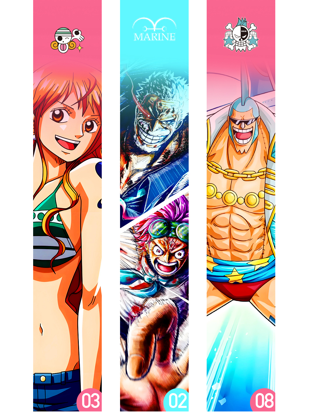 【玩法】航海王系列冰箱贴亚克力炫彩磁吸盲盒