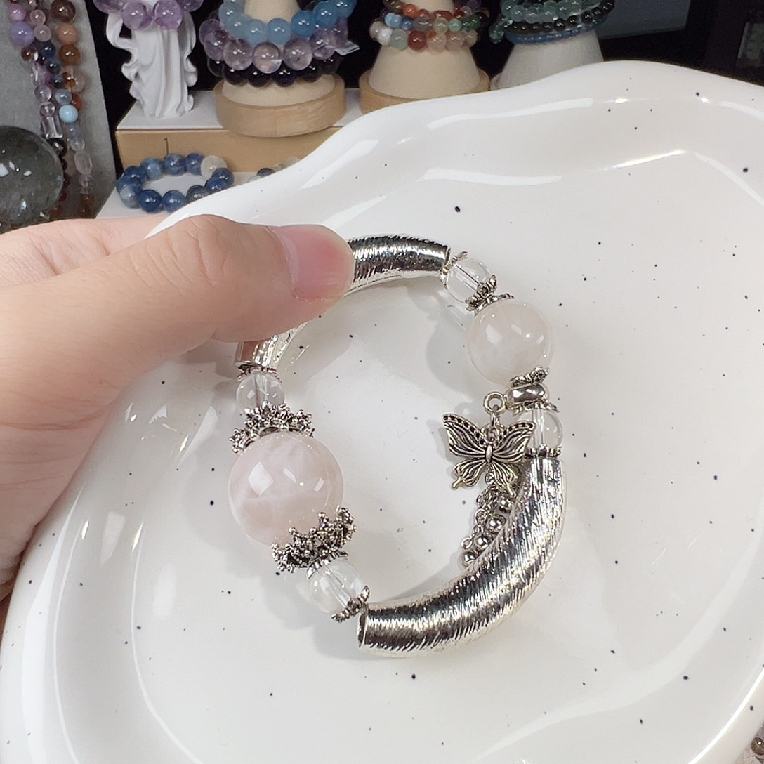 非金属雪花幽灵半镯 